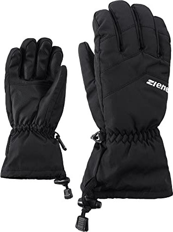 Ziener Kinder LETT AS glove junior Ski-Handschuhe / Wintersport | wasserdicht atmungsaktiv, black, 6