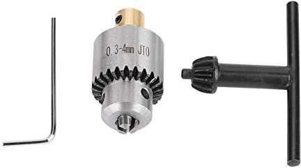 JTO borrchuck Mini avsmalnande borrchuck med sp?nnnyckel f?r svarvar och borrar, 0,3-4 mm