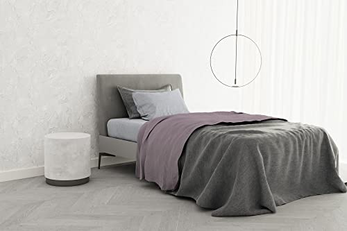 Italian Bed Linen Sängset 100% bomull TRENDY CHIC, Enkel, gammelrosa