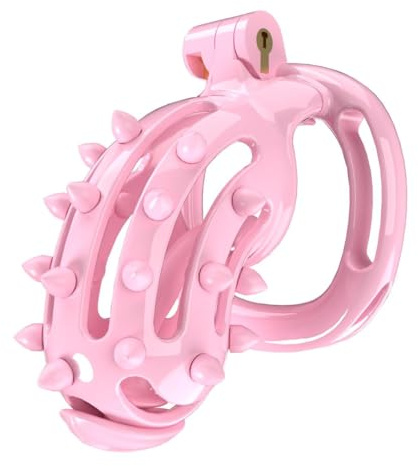 Justerbar rosa peniskorg för män (SEA162) (Pink, B7P) | justerbart fitnessbälte med avtagbara silikonknappar