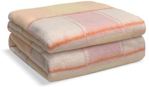 Nada Home Coperta Invernale Misto Lana Matrimoniale 2 Piazze Soraia Blankets 210x250 cm Made in Italy Calda Morbida e Confortevole