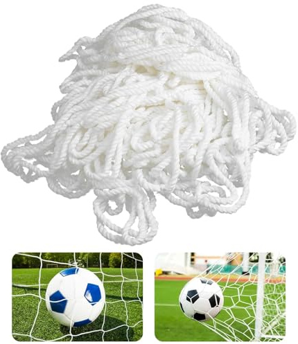 Cyrank Fußball Tornetz Ersatznetze, Fussballtore für Garten Kinder, Garten Fußballtor Tornetz, Fußballtornetz, 1,2 x 0,8 m, Kinder Fußball Training Tornetz, Sportersatz-Fußballtorpfostennetz