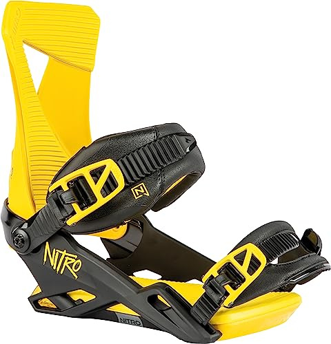 Nitro Mountain Freestyle-Attacchi per Snowboard, Uomo, Zero Bagno Days, M