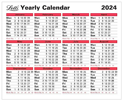 Letts Calendario Annuale 2024