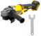 Cordless Angle Grinder Compatible with DeWalt 20V Max Battery, 4-1/2-Inch, 9,000RPM Brushless Motor, with Cutting Wheel Disc & Pin Wrench for Metal Wood Polishing, Thin Steel, (Battery NOT Included)
