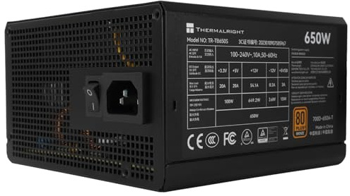 Thermalright - Fuente de alimentación TB-650S (80+ Bronce)