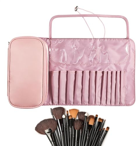 Portapennelli da trucco, organizzatore di pennelli da trucco da viaggio