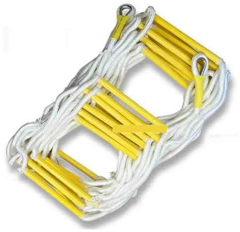 Fire Escape Ladders Rope Ladder 25M 5-6th Floor Escape Ladder Rescue Rope Ladder Emergency Work Safety Response Fire Rescue Rock Climbing Anti-skid Soft Ladder