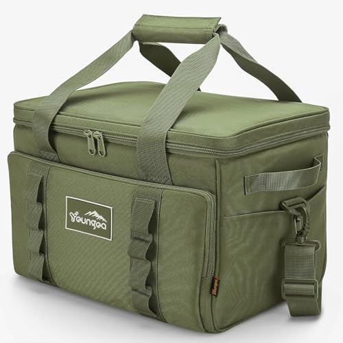 Youngoa Sac Isotherme, 30L Grand Sac Glacière Pliable, Portable Glaciere Souple Isotherme Étanche