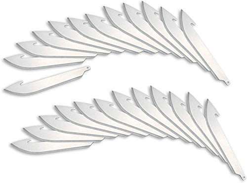 Outdoor Edge 3.5 RazorSafe Replacement Sharp-Point Knife Blades, 24 Piece Value Pack