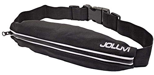 Joluvi Unisex Cintura da corsa per adulti, nero