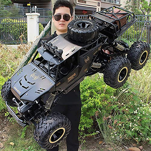 EDSARS Buggy RC all-Terrain, Camion RC A Quattro Motrici A 6 Ruote, Veicolo RC da Arrampicata Ad Alta velocità da 2,4 GHz, Macchinina Ad Assorbimento degli Urti Indipendente, Regali di Compleanno per