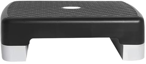 Step Fitness,Stepper Regolabile In Altezza Per Esercizi|Pedana Antiscivolo Da 45 Cm Per Allenamento Cardio, Aerobica, Palestra E Casa