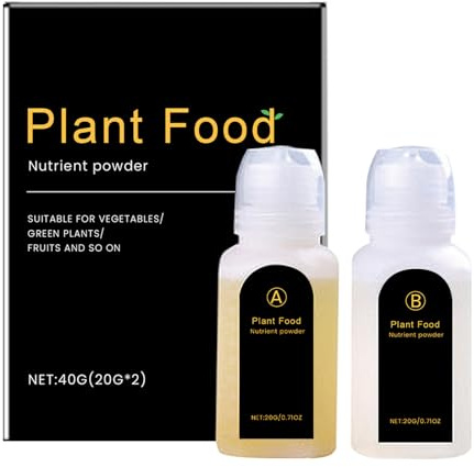 Liakyunf Abono Para Plantas - Nutrientes para Hidroponía - Solución Nutriente Cultivo Accesorios Flores Verduras Frutas Jardín Terraza