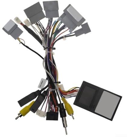 Cable de alimentación de pantalla pequeña HD-For RZ-06 para Civic para CR-V 2017, cable de repuesto de arnés de navegación de audio para vehículo e instalación de reproducción, negro