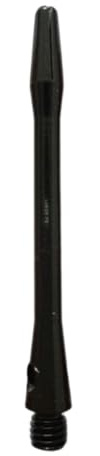WOVEBIUS Asta per freccette professionale standard robusta in lega di alluminio a prova di caduta Alberi per freccette Harrow steli accessori hardware 53 mm nero
