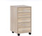 Wohnling Rollcontainer Sonoma 33 x 63 x 38 cm Holz Schubladenschrank Schreibtisch, Büro Schrank mit 5 Schubladen, Container Rollschrank klein Standcontainer schmal, Schreibtischcontainer mit Rollen