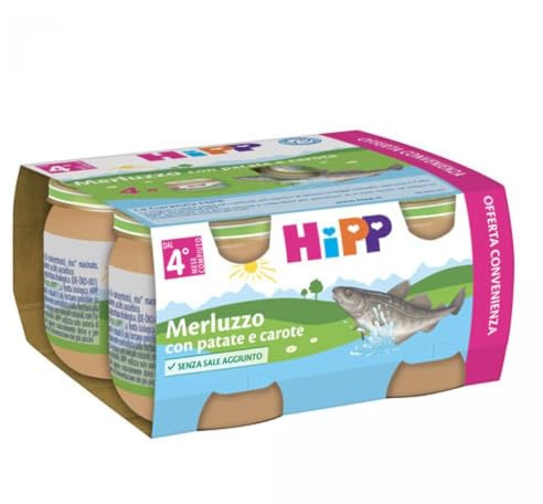 Hipp Merluzzo Con Patate E Carote 4x80g