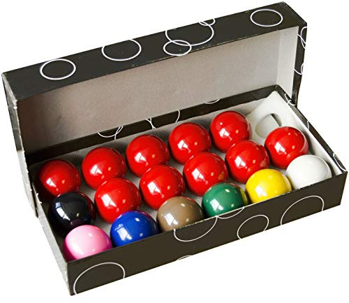 cueball16 Set of 17 x 2 Snooker Balls For Home or Pub Tables - All REDS & COLOURS are 2
