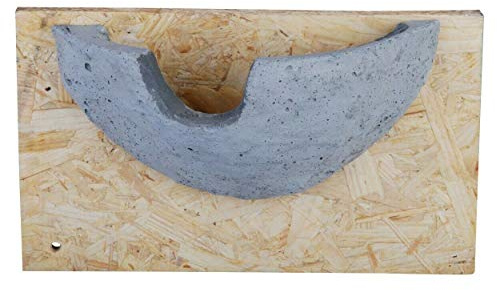 FAL House Martin Nest Nesting Box Bird House Grey Concrete Plywood Backing