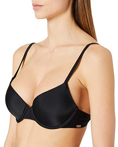 Schiesser Bügel Bikini topp dam, Schwarz, 36