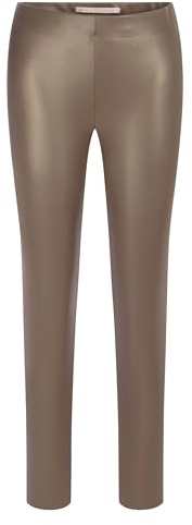 Raffaello Rossi Dam konstläderbyxor RESA Slim Fit, nougat, 34 SE