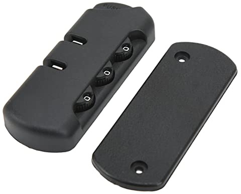 Serrure à Bagages, Code de Mot de Passe à 3 Chiffres, Serrure de Voyage pour Bagages, Petite Serrure à Combinaison, Valise Givrée, Verrouillage de Sécurité Par Mot de Passe de Remplacement pour Valise
