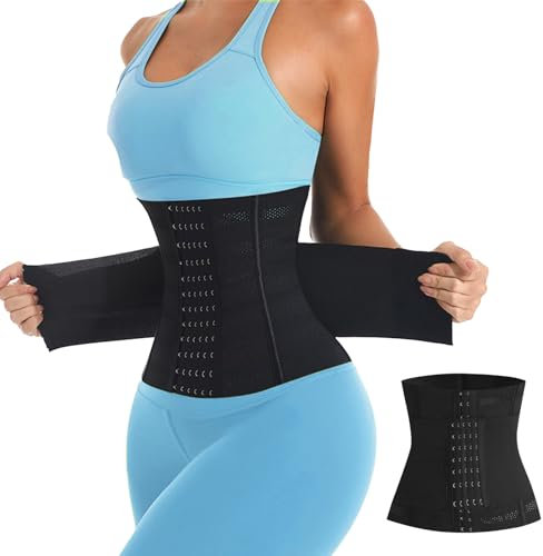 bechoanigel Waist Trainer Damen, Bauchweggürtel Damen, Einstellbar Waist Trainer Korsett Damen Schlankheitsgürtel Sportkorsett, Bauchverstellbares Korsett, Bauchgürtel für Frauen (M)