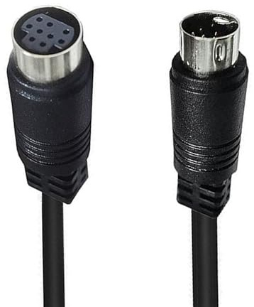 Cavo S-Video DIN 9 pin maschio a femmina ricevitore ricevitore per dispositivi video come proiettore telecamera e altri dispositivi video