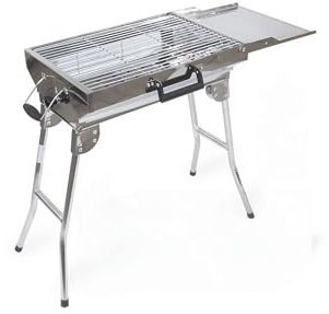 Mangal Grill Ätna aus Edelstahl, mit der Tasche - Schaschlikgrill - Premium Mangal Grill - Robuster Holzkohlegrill für ein einzigartiges Grillerlebnis