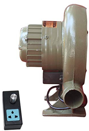 Soplador de forja for barbacoa, Potente ventilador centrífugo de hierro fundido, Gobernador multifunción de 220 V, for la industria del carpintero, Soplador de forja de herrero de alta potencia, Sopla