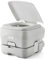 trail outdoor leisure Portable Camping Toilet, Compact Flushable Travel Loo, Detachable 10L Waste Tank, Hygienic Double Seal Blade Valve, Porta Potty Fishing Festival Campervan
