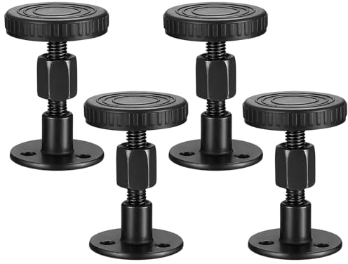 4 STK Verstellbares Bettrahmen Anti Shake Werkzeug, 47-64 mm Abstandshalter Wand, Kopfteil Stopper, Raumwand Bettgestell mit Gewinde, Nachttisch Schüttel Werkzeug für Bett Kopfteil Sofas (47-64mm)