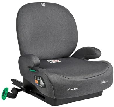 Kikkaboo seggiolino bambini seggiolino rialzo i-Boost i-Size (125-150cm) ISOFIX, colorazione:grigio scuro
