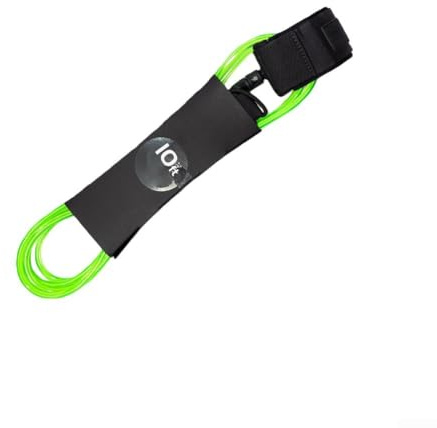 Correa para tabla de surf de 7 mm con giro de 360° y bolsillo oculto, correa de tobillo gruesa y suave para tablas cortas y largas, pestaña de liberación rápida, accesorio de cuerda de remolque para