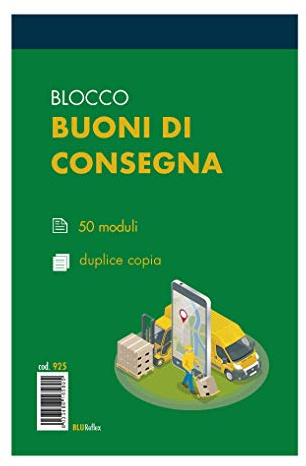 BUONI DI CONSEGNA 2 copie - F.to 15x23 - Fogli 50x2 - confezione 10 pz