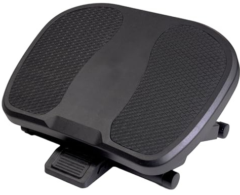 Raylu Paper – Repose-Pieds de Bureau, Base Antidérapante, Angle et Hauteur Réglables, Effet Massage, Repose-Pieds de Bureau Ergonomique et Réglable, Pour le Travail et la Maison (Modèle 30)