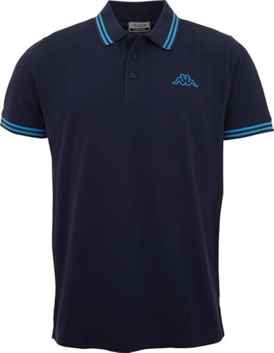 Kappa Herren Kurzarm Poloshirt STYLECODE: 709361 Aleot Men Poloshirt I Dress Blues I 2XL