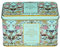 New English Teas Song Thrush and Berries Tea Tin with 40 English Breakfast Teabags (Mint Green)