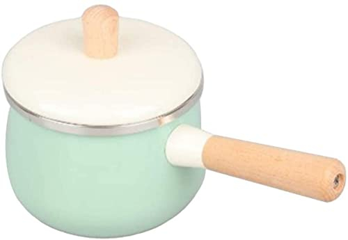 NMNMNM Cacerola para Leche, 1,5 L Cacerola para Leche de inducción Olla para cocción a Fuego Lento Cacerola de 15 cm para Leche, café, té, Mantequilla