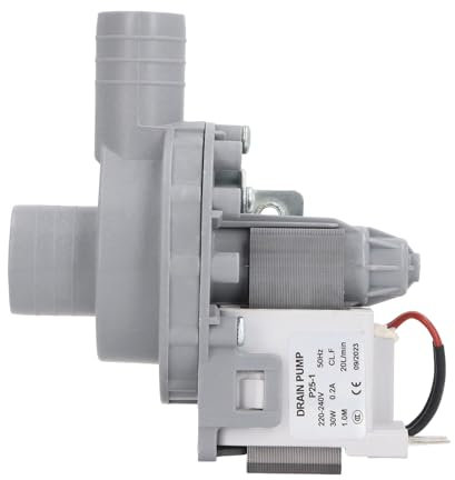 Motore della Pompa di Scarico della Lavatrice, Sostituzione Potente della Pompa di Scarico della Lavatrice Ad Alta Efficienza 30 W, Adatta per la Lavatrice con Pompa di Scarico