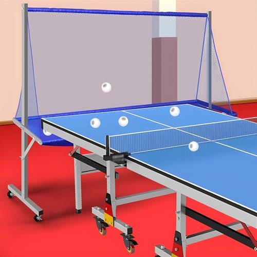 Red de Captura de Pelota de Ping-Pong de Tenis de Mesa - Red de Captura Profesional para Cualquier Mesa de 72 a 82 Pulgadas - Colector de bolas de campo de entrenamiento - P