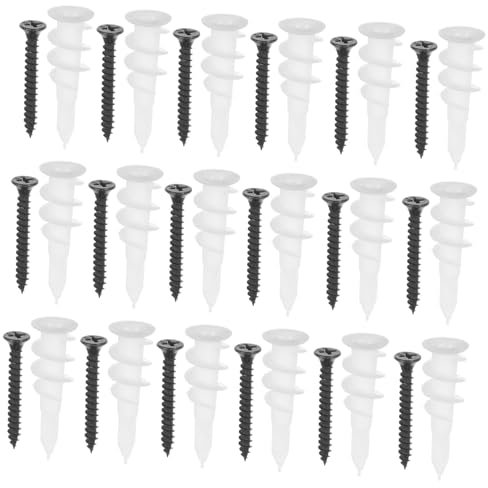 ERINGOGO 100juegos Anclajes Para Pared y Tornillos De Kit De Unidades Acero Inoxidable Resistente y Estético
