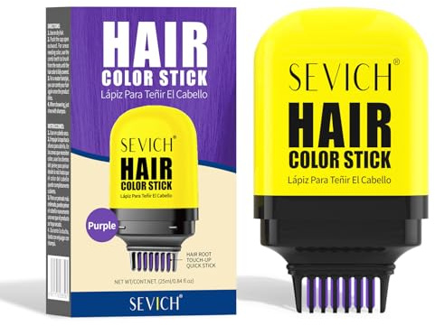 Sevich Barra de tinte para el cabello especialmente diseñada para retoques rápidos en la línea del cabello y mechas, adecuado para colores claros de cabello y coloración parcial. Secado rápido y fácil