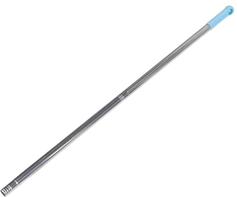 VALICLUD Palo de Escoba de Acero Inoxidable 19 MM Mango de Repuesto para Fregona Acabado Pulido Compatible Mayoría de Cabezales Mango Desmontable para Limpieza Doméstica Color Aleatorio
