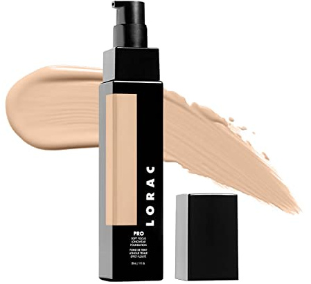 LORAC, PRO Foundation, Makeup Foundation, Medium to Full Coverage, with Vitamin C, Fragrance Free and Vegan, Cruelty Free, Shade 3