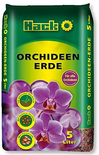HACK Orchideen-Erde torffrei 5 l Orchideensubstrat Orchideenerde mit Startdünger