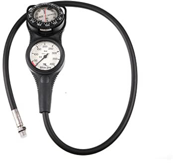 Guangcailun Jauge de plongée Portable Professionnelle vérificateur de Pression Pratique légèreté Compteur de Profondeur Multifonctionnel extérieur sous-Marin