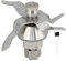 Mixmesser, Edelstahl Messer VorwerkTM31 Ersatz-Edelstahlmesser, Langlebig f¨¹r K¨¹chenmaschine Thermomix TM31 Ersatzzubeh?r Thermomix Messer