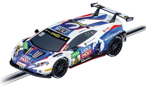 Carrera GO Slot Car 20064276 – Lamborghini Huracán GT3 Evo2 ‘Luca Engstler No. 19’ (2024 DTM) 1:43 Scale Analog Vehicle